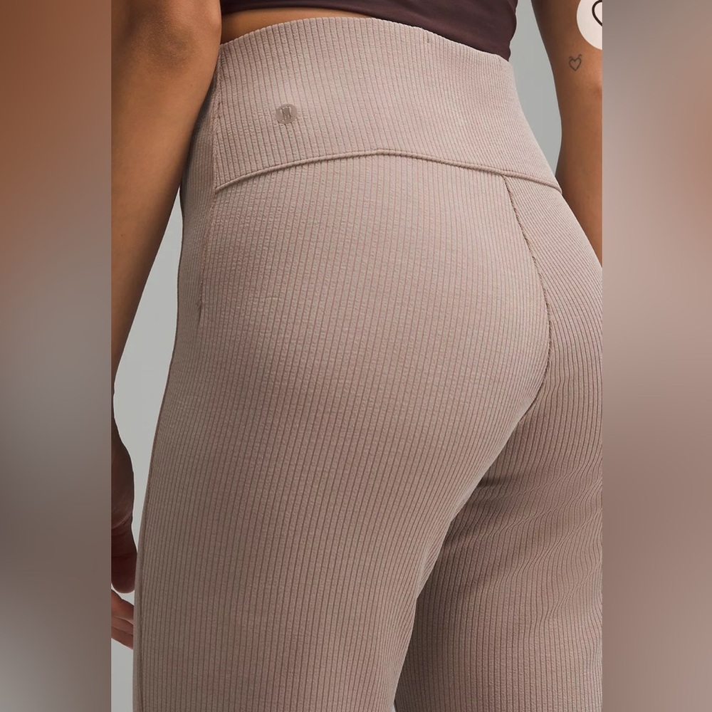 Lululemon Ribbed Flared Pants - Picture 3 of 11